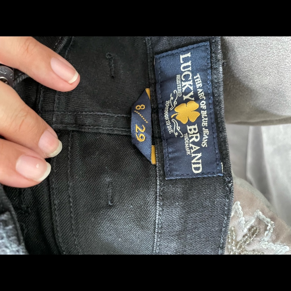 Lucky brand black jeans